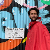 Cape de pluie pour vélo et cycliste unisexe / mixte 100% recyclé de marque française sur meanwhile boutique